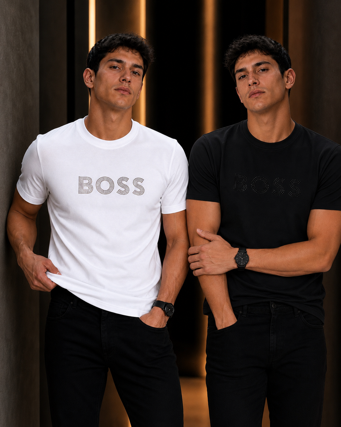 Camiseta BOSS 250 g: Elegancia y Alto Gramaje