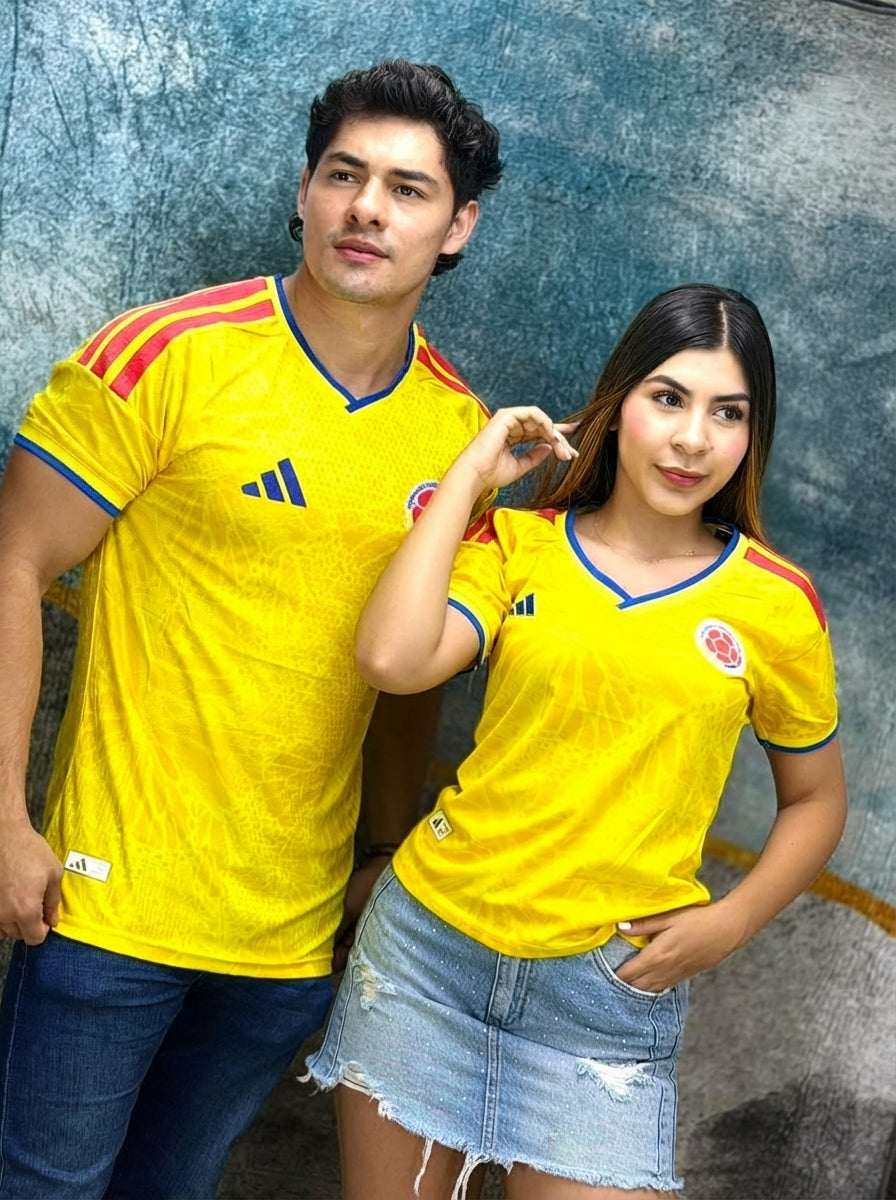 🇨🇴 Camiseta Colombia 2026 Tipo Jugador Hombre y Dama | Calidad Profesional