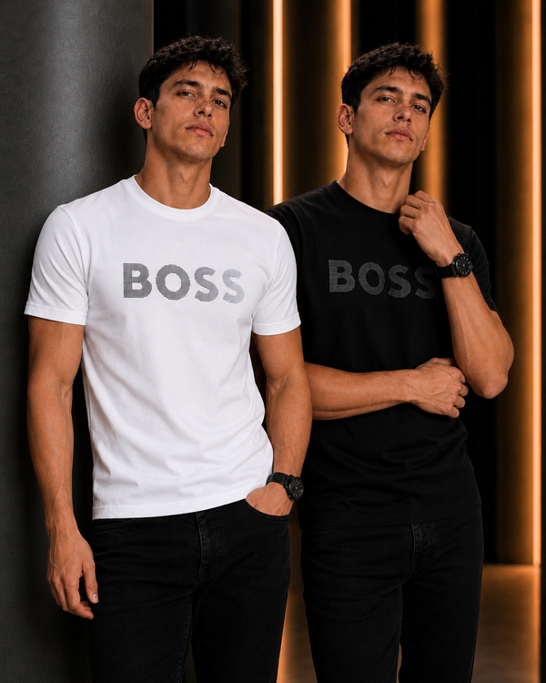 Camiseta BOSS de Lujo | Tela Pesada 250g y Corte Profesional