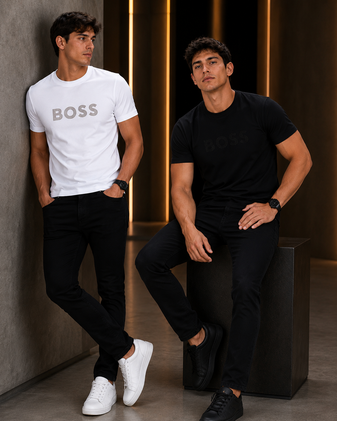 Camiseta BOSS 250 g: Elegancia y Alto Gramaje