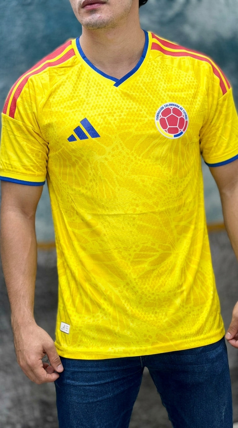 🇨🇴 Camiseta Colombia 2026 Tipo Jugador Hombre y Dama | Calidad Profesional