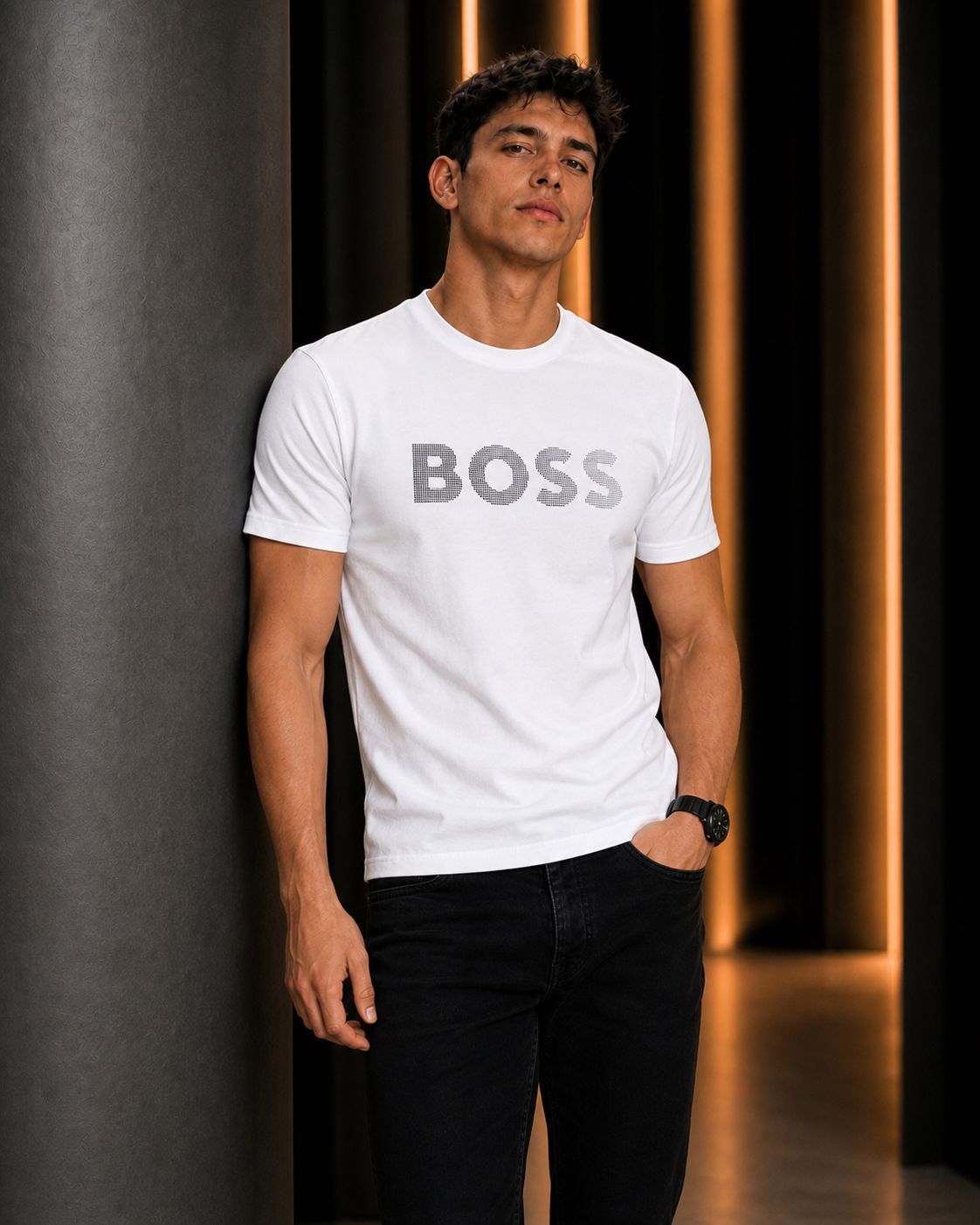 Camiseta BOSS de Lujo | Tela Pesada 250g y Corte Profesional